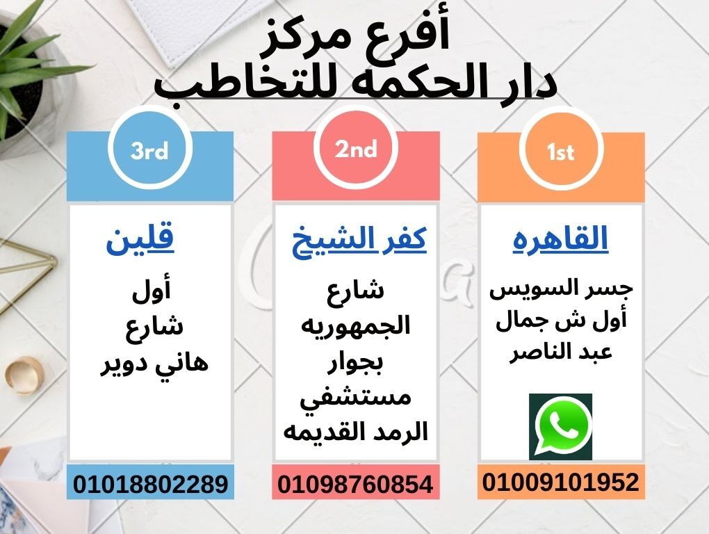 أفرع مركز دار الحكمه للتخاطب