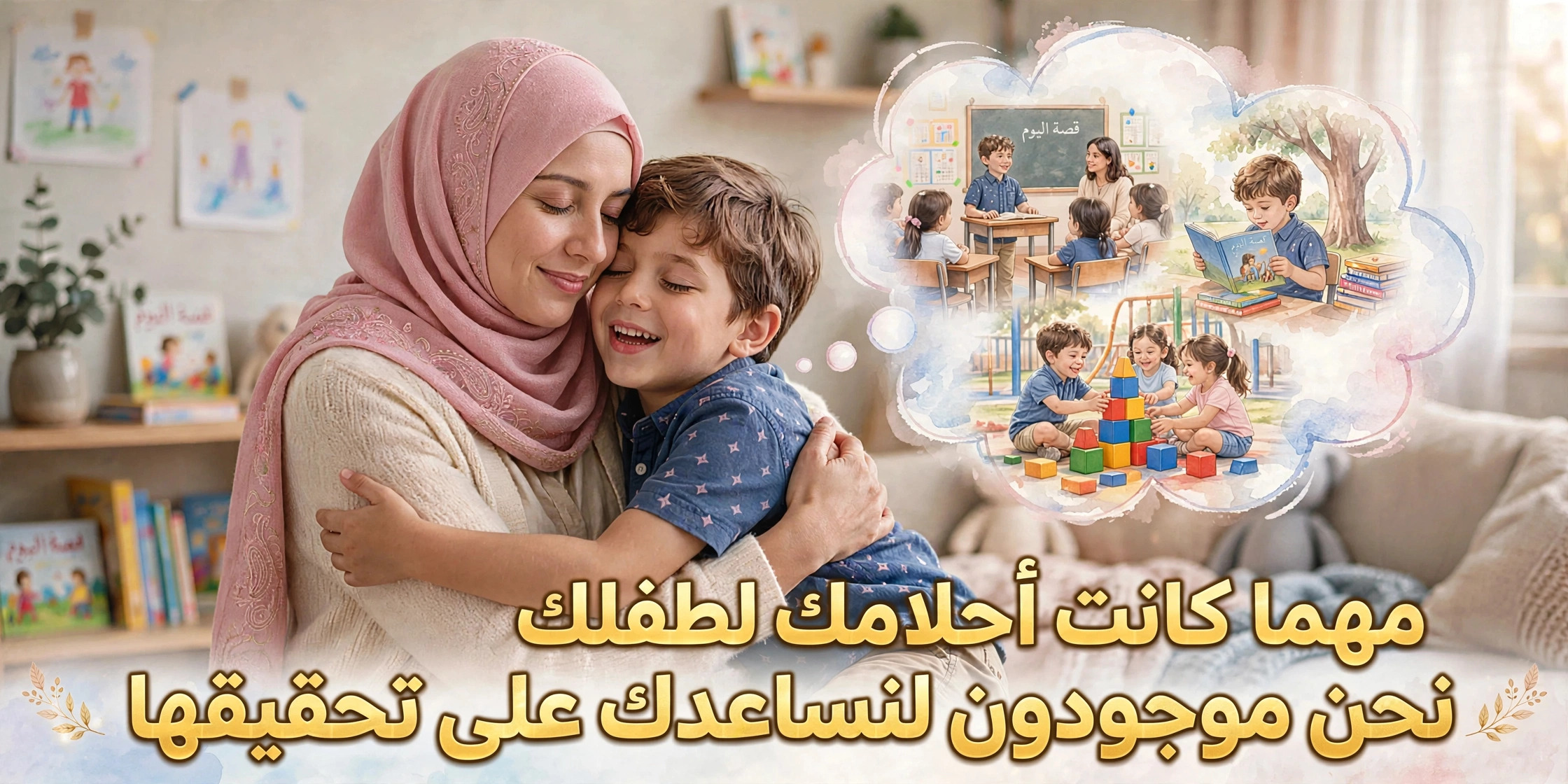 7 مهما كانت أحلامك لطفلك موجودين نساعدك علي تحقيقها